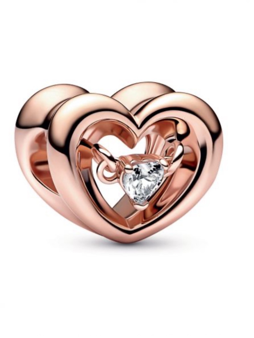 Pandora radiant heart floating charm - Picture 2 of 4